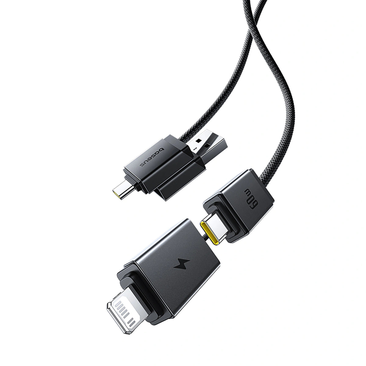 KABEL ALL IN ONE | 60CM | USB-C USB-A LIGHTNING