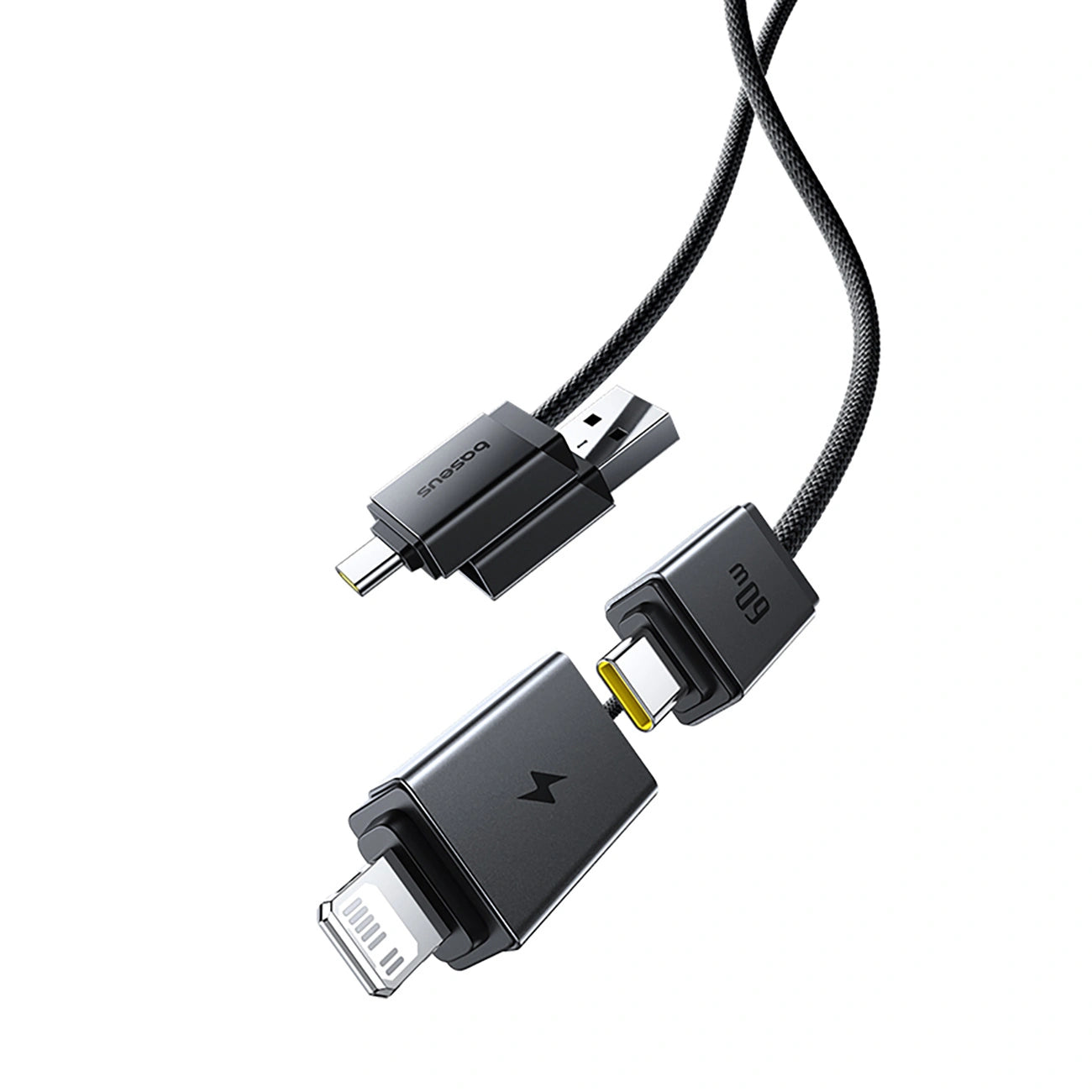 KABEL ALL IN ONE | 60CM | USB-C USB-A LIGHTNING