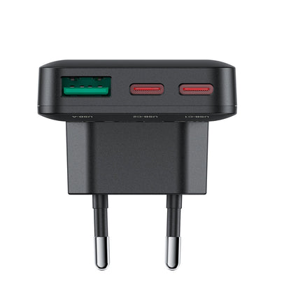 ŁADOWARKA PODRÓŻNA ULTRACIENKA | 65W | 2xUSB-C+USB-A