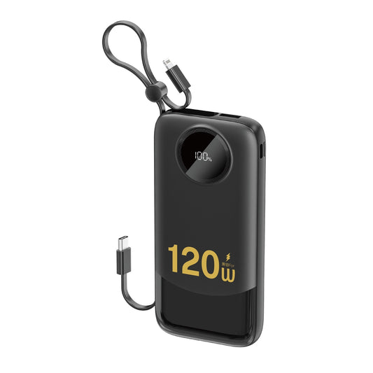 POWERBANK CCC 10.000MAH WBUDOWANY KABEL USB-C I LIGHTNING